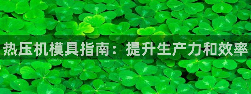 emc易倍app官网下载：热压机模具指南：提升生产力和效