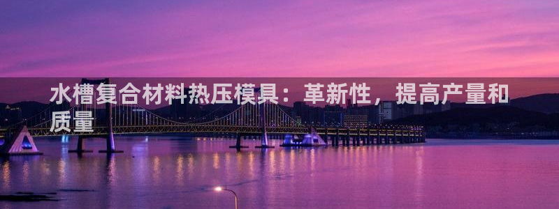 易倍申多少钱一盒：水槽复合材料热压模具：革新性，提高产量