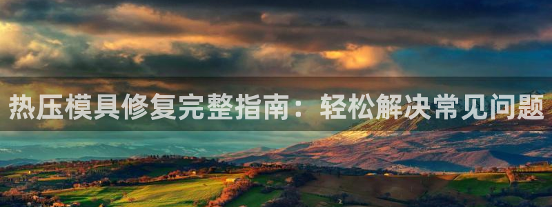 易倍康简历：热压模具修复完整指南：轻松解决常见问题
