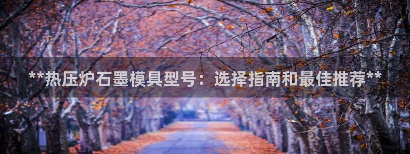 南京易倍易电子科技有限公司：**热压炉石墨模具型号：选择