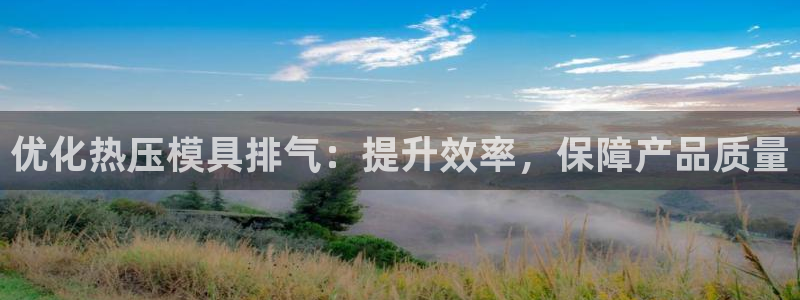 emc易倍官方：优化热压模具排气：提升效率，保障产品质量