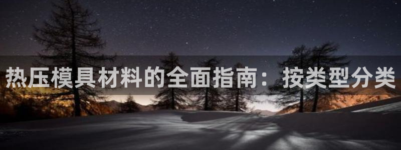 易倍网络技术有限公司招聘：热压模具材料的全面指南：按类型
