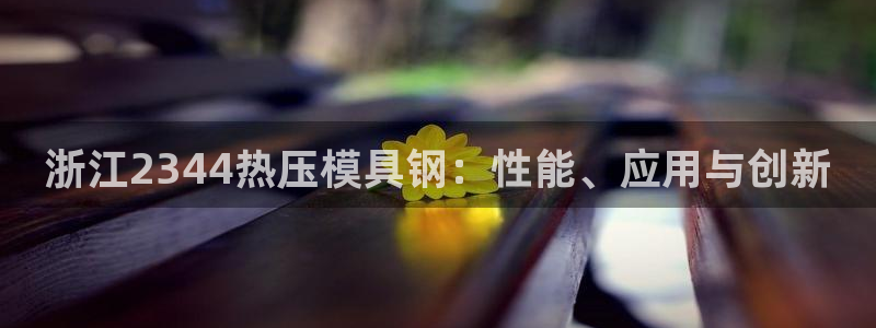 四川易倍易企业管理有限公司：浙江2344热压模具钢：性能