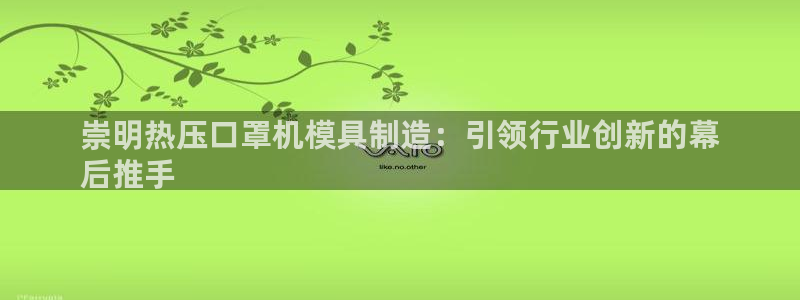 易倍申怎么样：崇明热压口罩机模具制造：引领行业创新的幕
