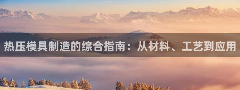 emc易倍官网登录入口：热压模具制造的综合指南：从材料、