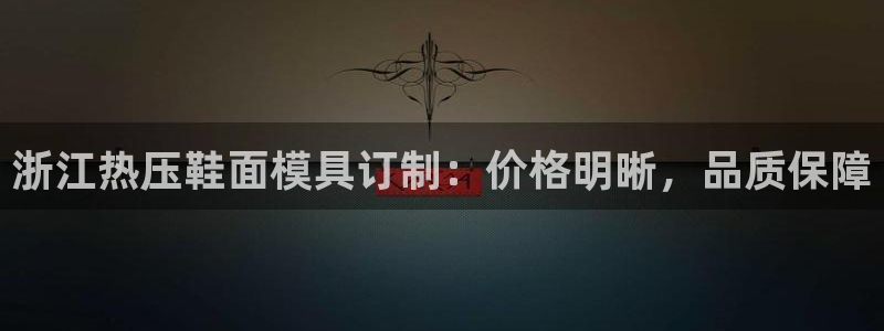 emc易倍全站：浙江热压鞋面模具订制：价格明晰，品质保障