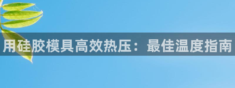 emc app下载：用硅胶模具高效热压：最佳温度指南