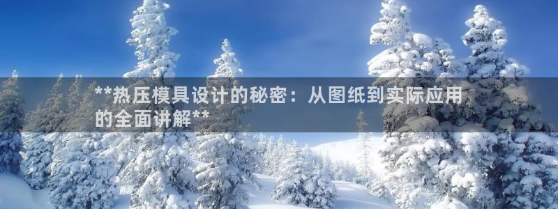 emc参数：**热压模具设计的秘密：从图纸到实际应用
的
